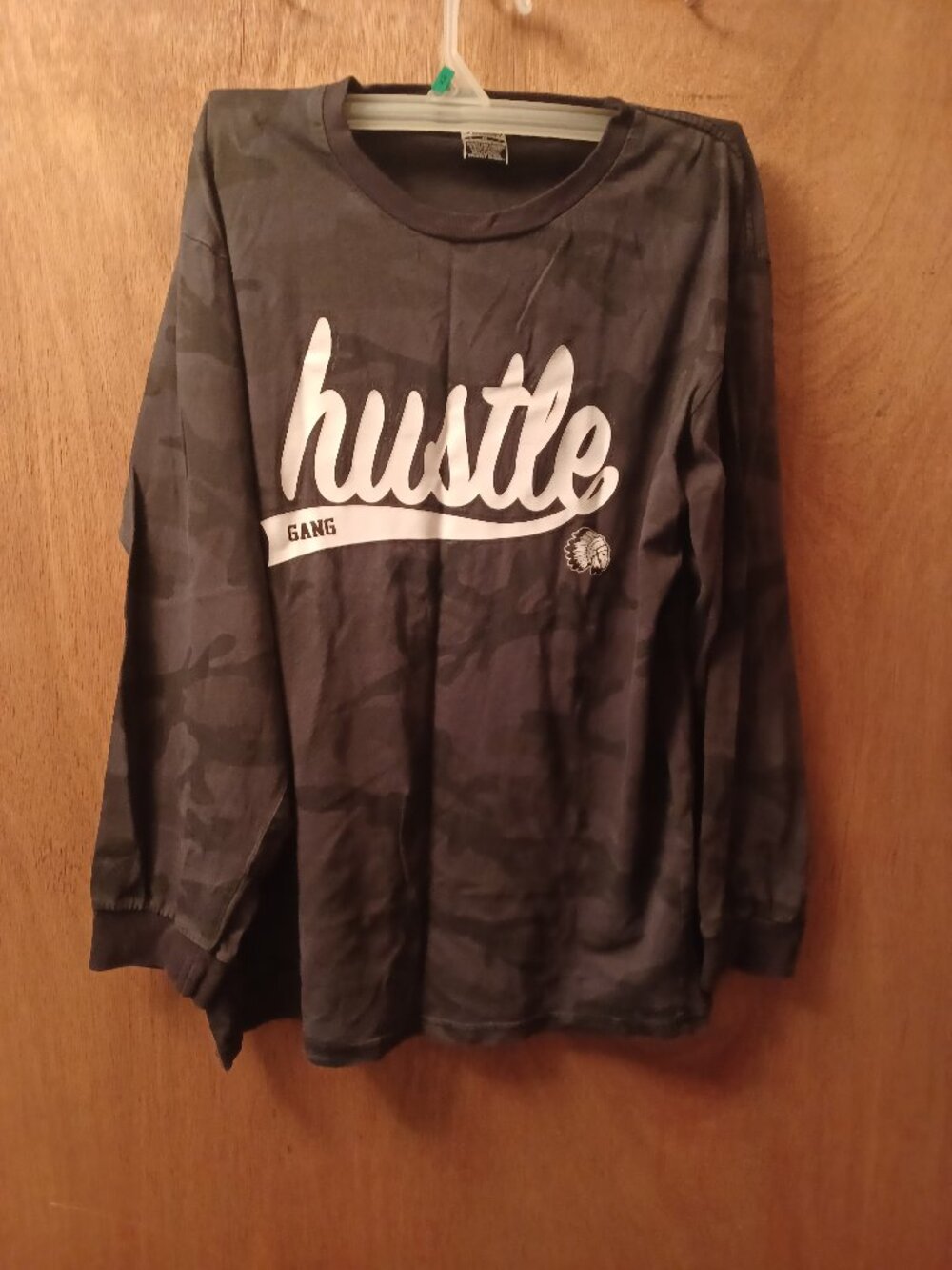 Hustle Gang T-Shirt Native American Indian Chief